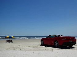 Daytona Beach - rijden op het strand